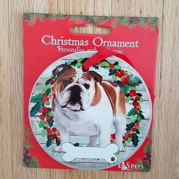 ⭐ 3 for $15⭐ Bulldog Christmas ornament - Picture 1 of 1